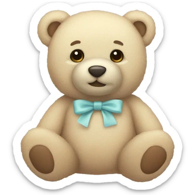 Pastel teddy bear  sticker