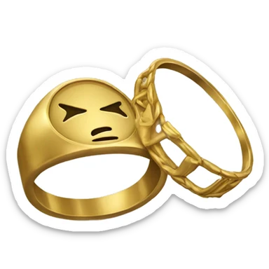 hazme un anillo de oro sticker