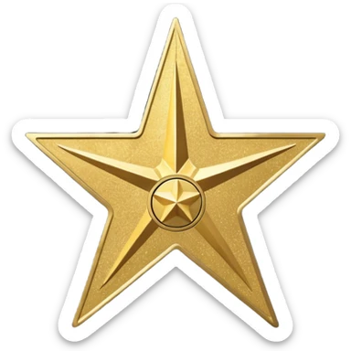 hollywood walk of fame star sticker