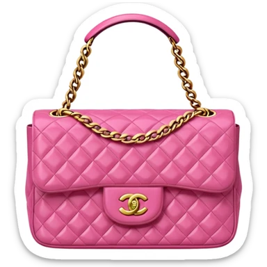 pink chanel mini 25 sticker