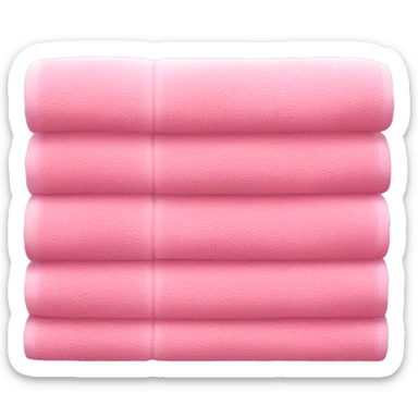 Pink towels sticker