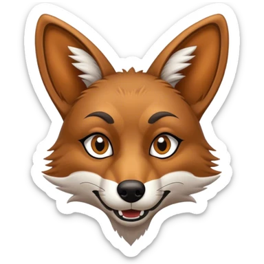 Coyote Trickster sticker