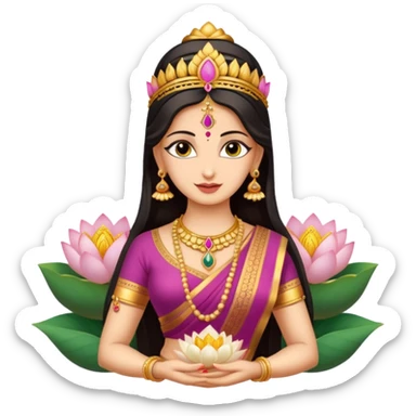 Goddess Lakshmi sticker