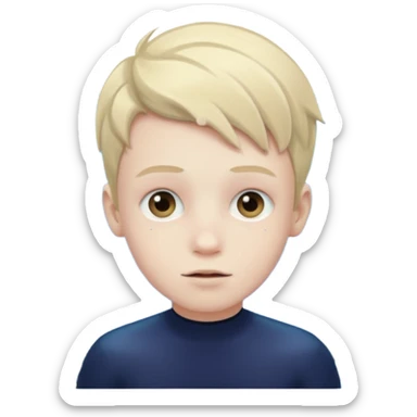 Underwater boy sticker