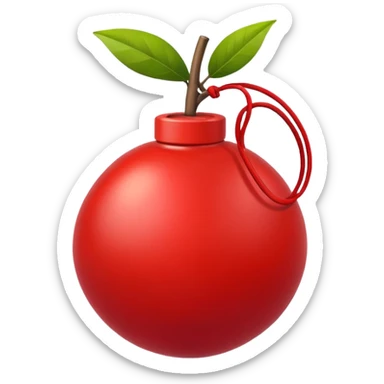 i want to create an emoji of grenade fruit sticker