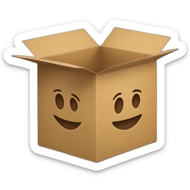 a speed cardboard box sticker