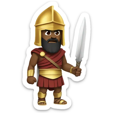 BIG BIG Leonidas of sparta sticker