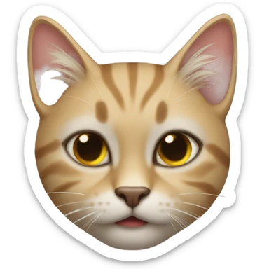 gato de laço  sticker
