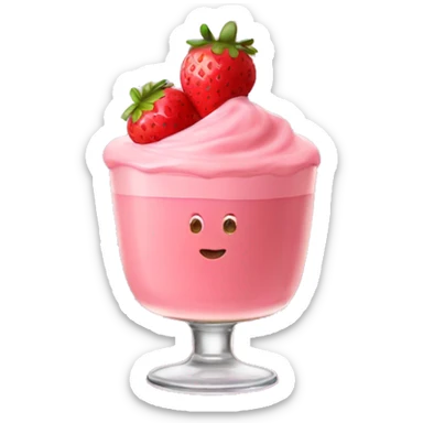 Strawberry Mousse sticker