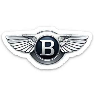 bentley logo sticker