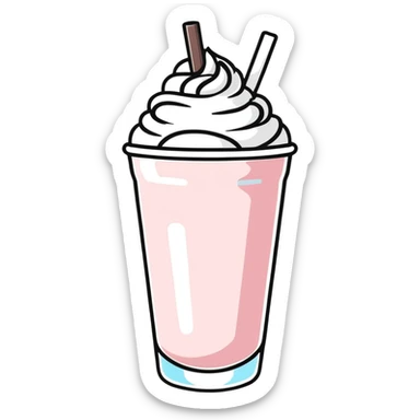 milkshake sticker