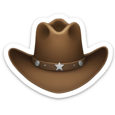 cowboy hat sticker