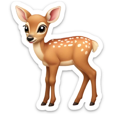 baby deer sticker