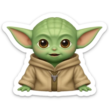 🥺+baby yoda sticker
