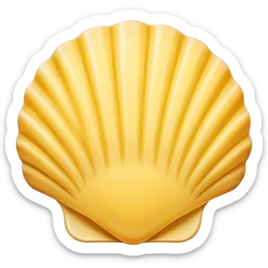 butter in the shape of a shell on a  vintage plate sticker