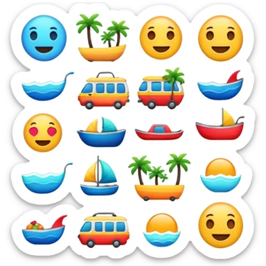 aesthetic travel blog emoji sticker