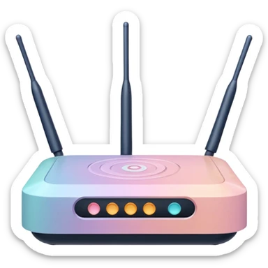 Can you make the AI LLM model router (the one with hub connecting to different LLMs) more abstract with pastel colors? sticker