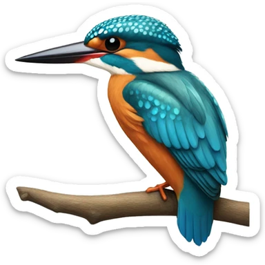 kingfisher sticker