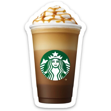A starbucks drink sticker