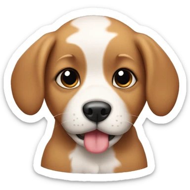 Cute puppy sticker