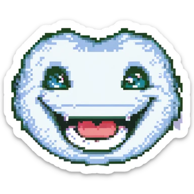 laughing face sticker