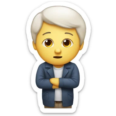 Emoji amoureux mais triste  sticker