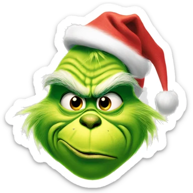 The Grinch sticker
