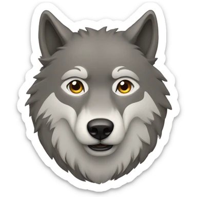 lone wolf sticker