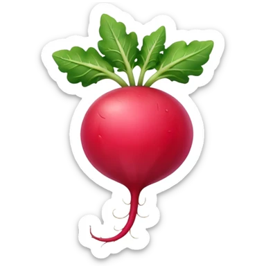 radish sticker