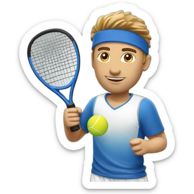 Joueur-Padel sticker