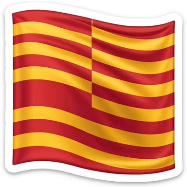 Barcelona flag sticker