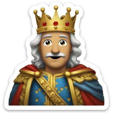 king card, that you would see in a deck of cards sticker