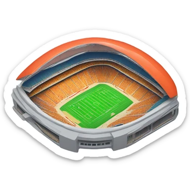 Progressive stadium sticker