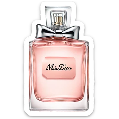 Miss dior perfume sticker