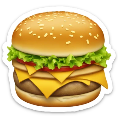 big cheeseburger sticker