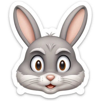 Looney Tunes rabit sticker
