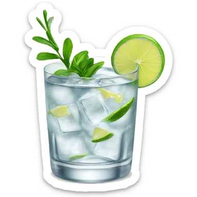 Gin tonic sticker