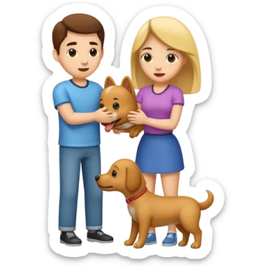 Couple doing doggy style  sticker