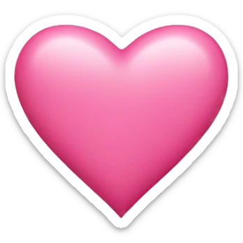 pink heart sticker