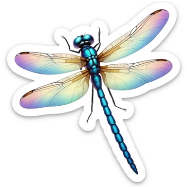 a dragonfly  sticker