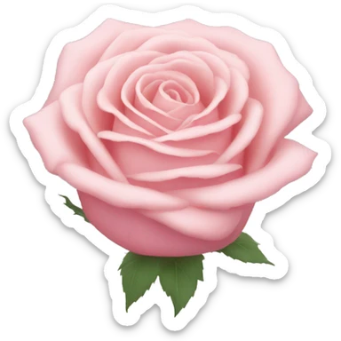 Court pastel rose sticker