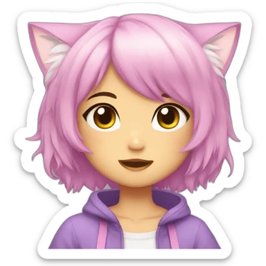 Neko Femboy sticker
