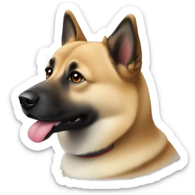 Norwegian buhund sticker