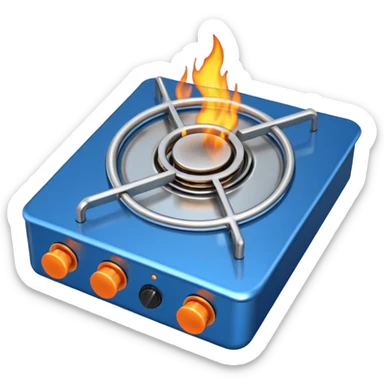 gas burner sticker