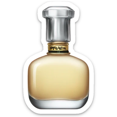 A bottle of Prada perfume  sticker