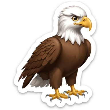 liberty university eagle mascot sticker