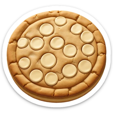White chocolate chip cookie sticker