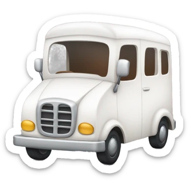 White Charcuterie car sticker