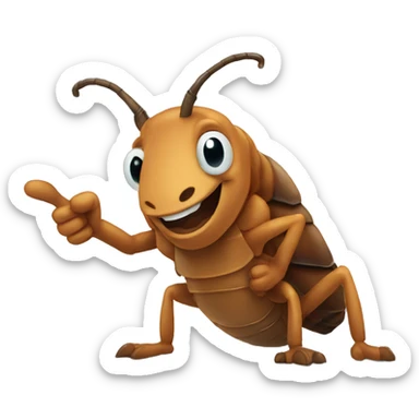 Roach thumbs up sticker