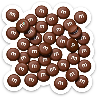 m&m sticker